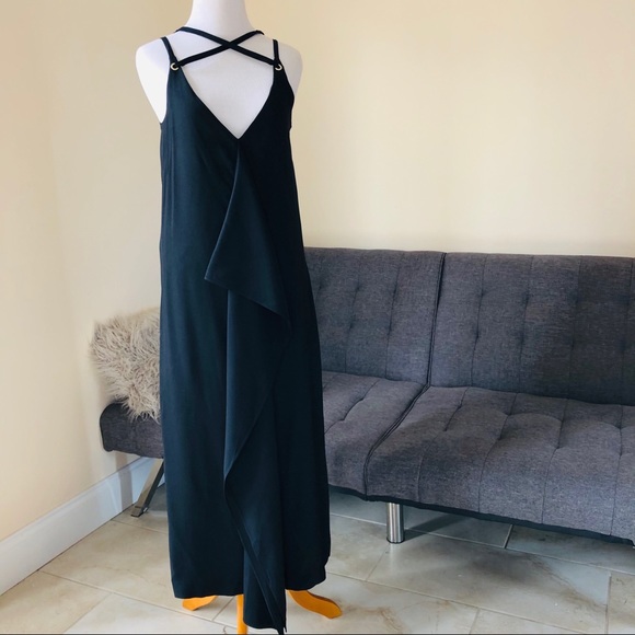 NWT Massimo Dutti black maxi dress - Picture 5 of 8